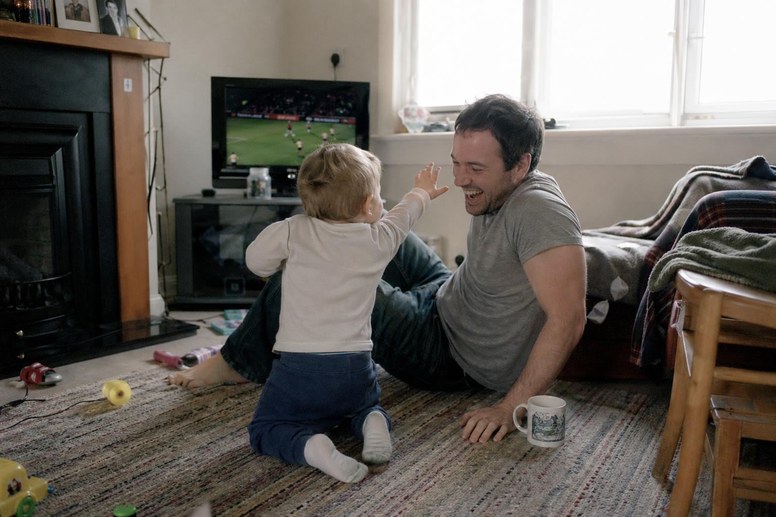 Photograph: Father & Toddler at Home