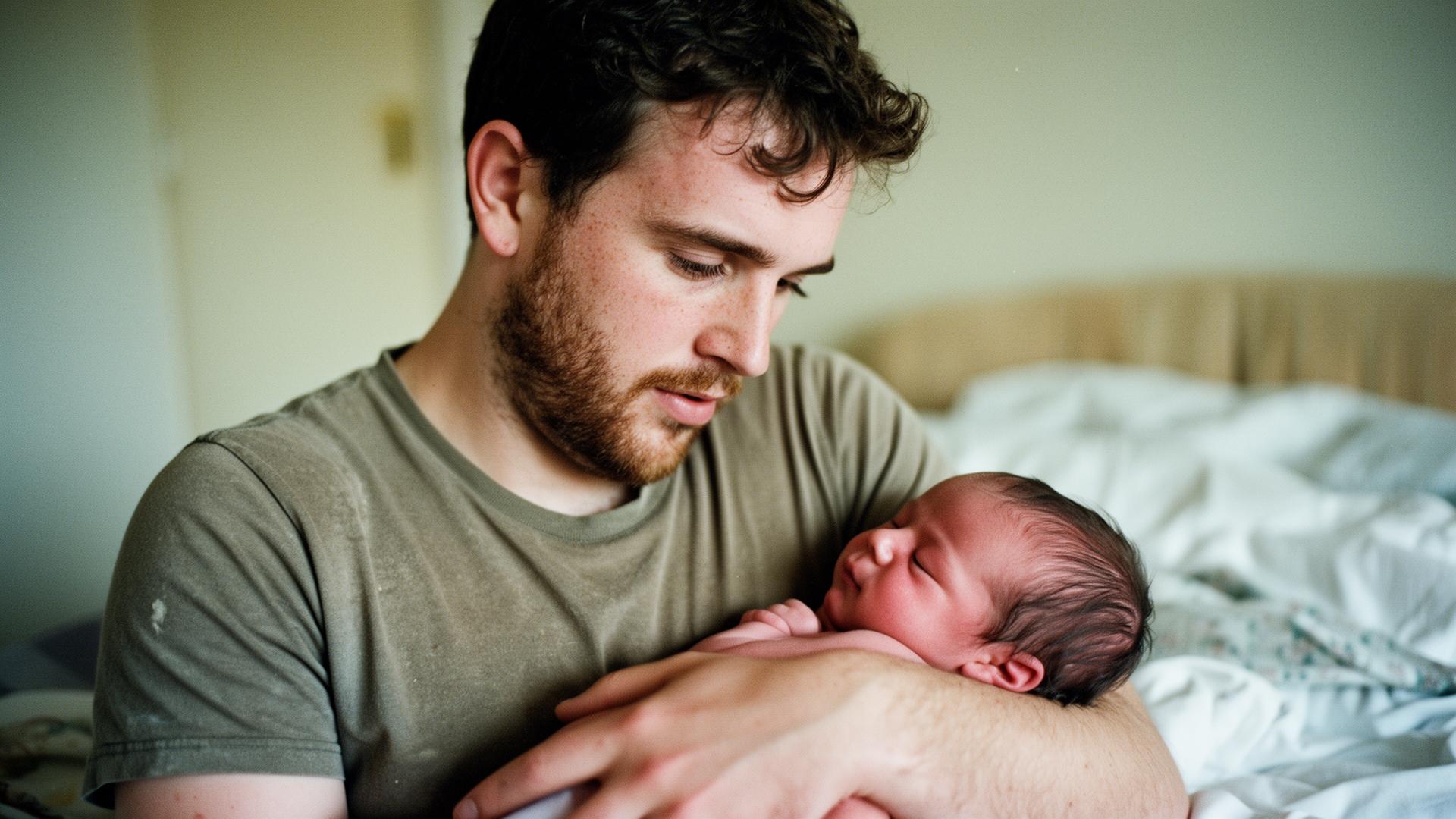 Photograph: Father & Newborn